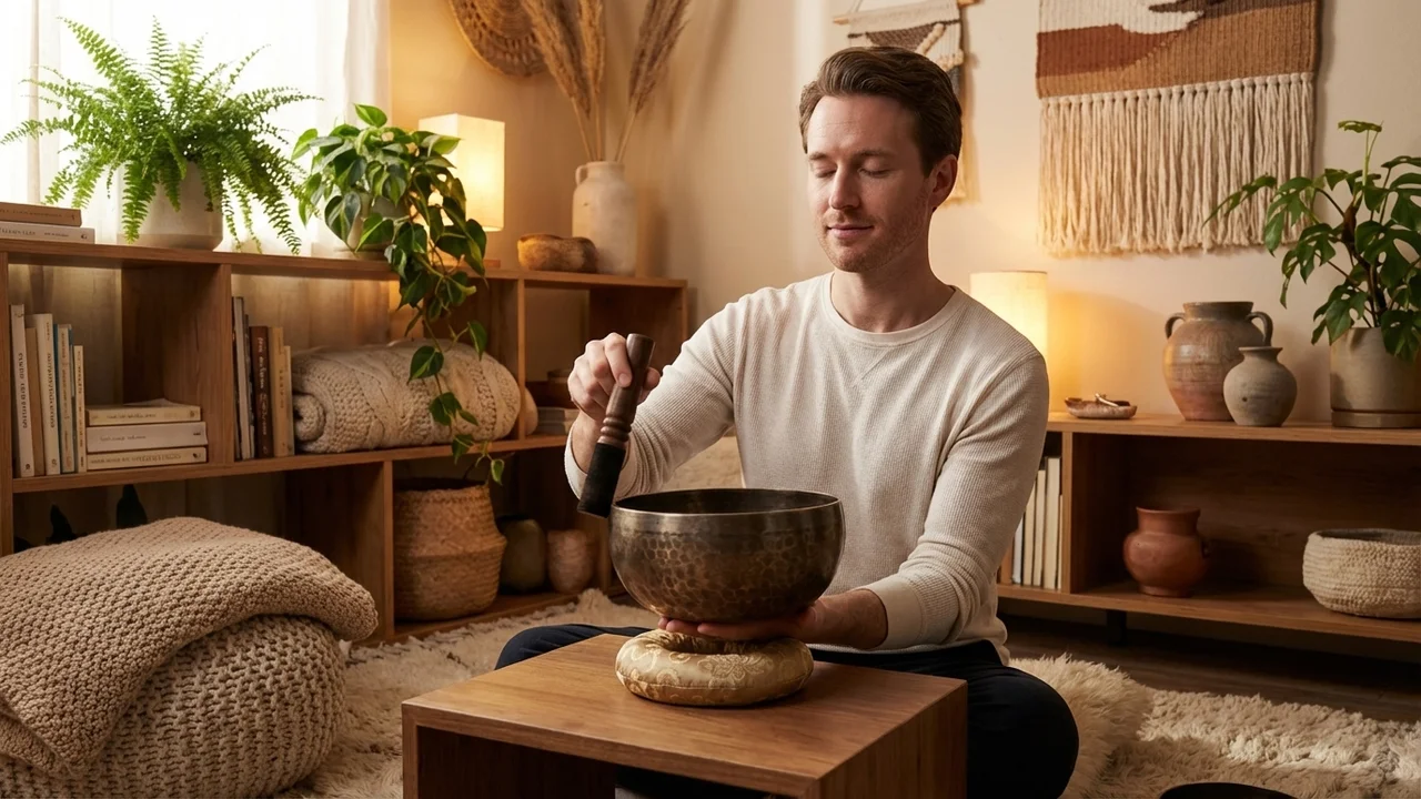 Hand-Hammered Tibetan Singing Bowl — Antique Finish 432 Hz Tuned - 5