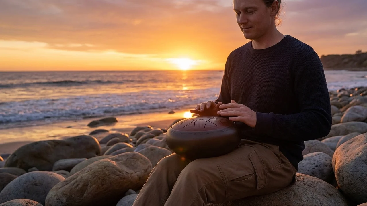 Rosewood Tongue Drum — 6-Inch Mini Melodic Percussion - 6
