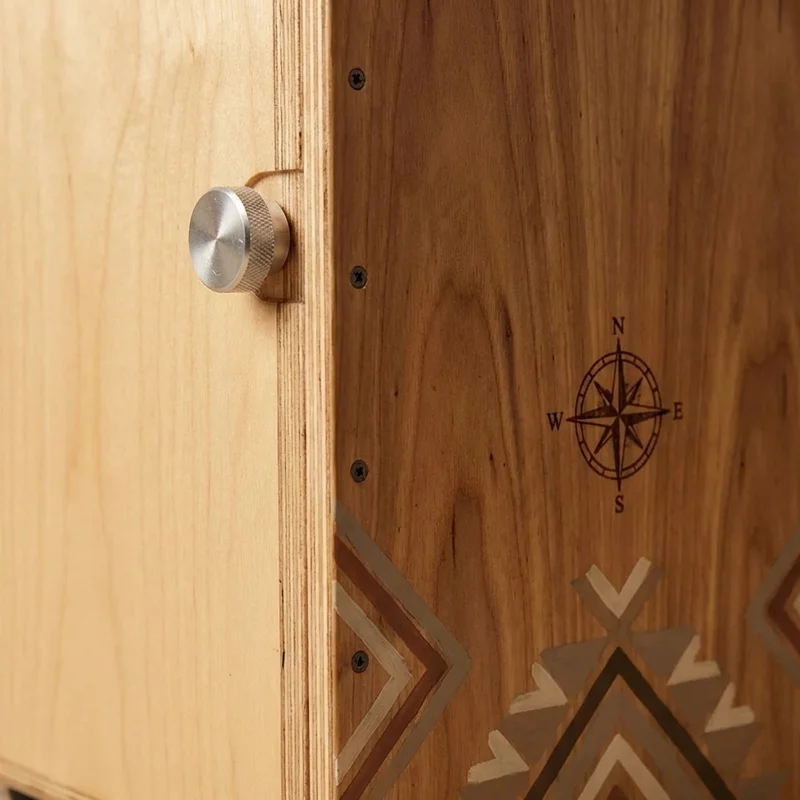 Compact Wooden Cajón — Portable Birch Box Drum - 3