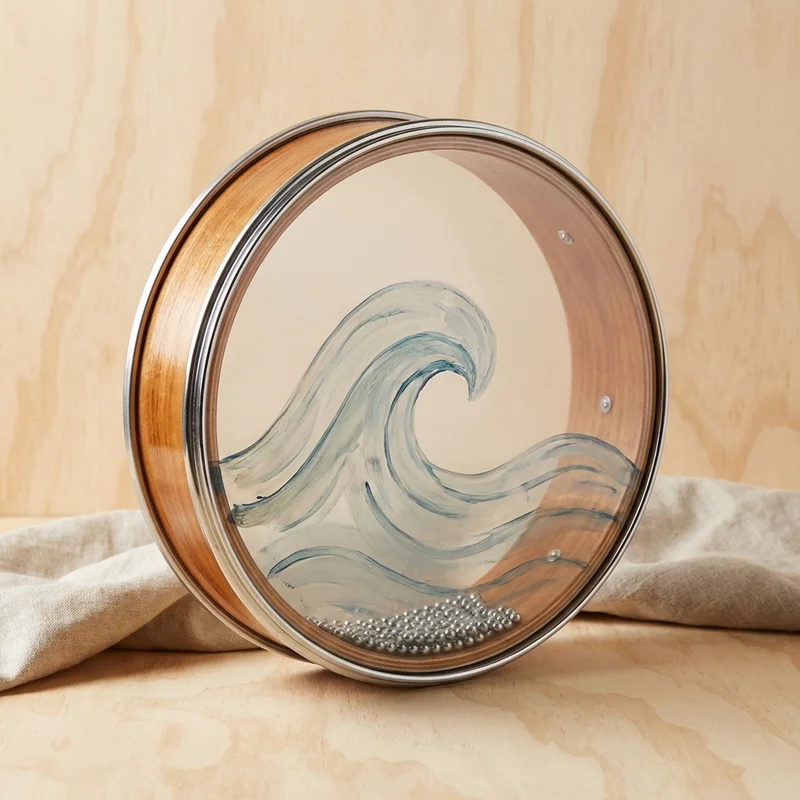 Ocean Drum — 12-Calowy Dwustronny Bęben Imitujący Fale - 1