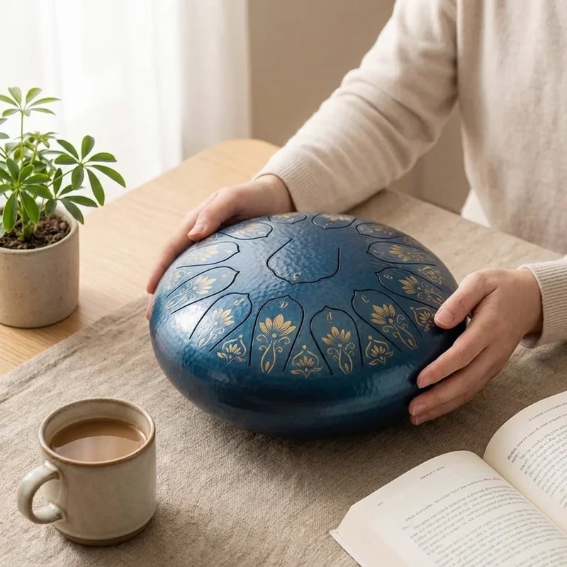 Stalowy Bęben Językowy — 11 Tonów D-moll do Medytacji - 4