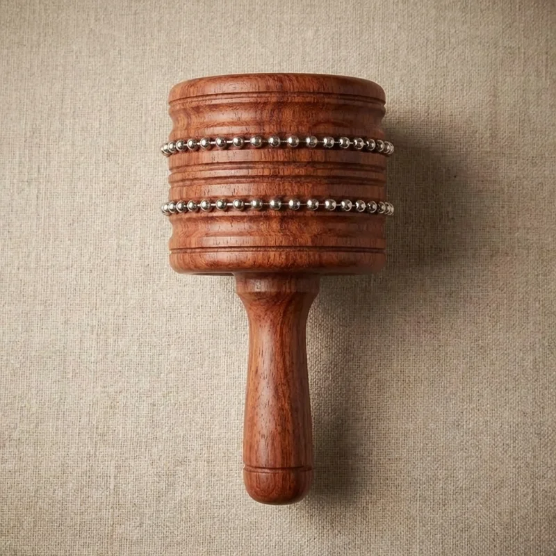 Cabasa Dwurzędowa — Palisandrowa Afro-Latynoska Podwójny Ton - 2