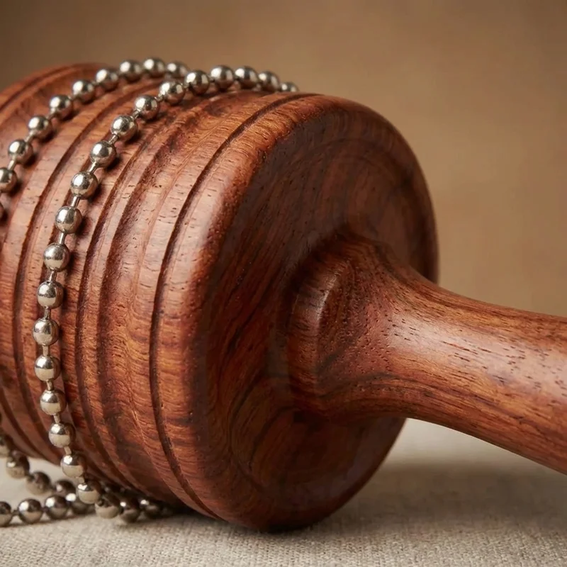 Cabasa Dwurzędowa — Palisandrowa Afro-Latynoska Podwójny Ton - 3