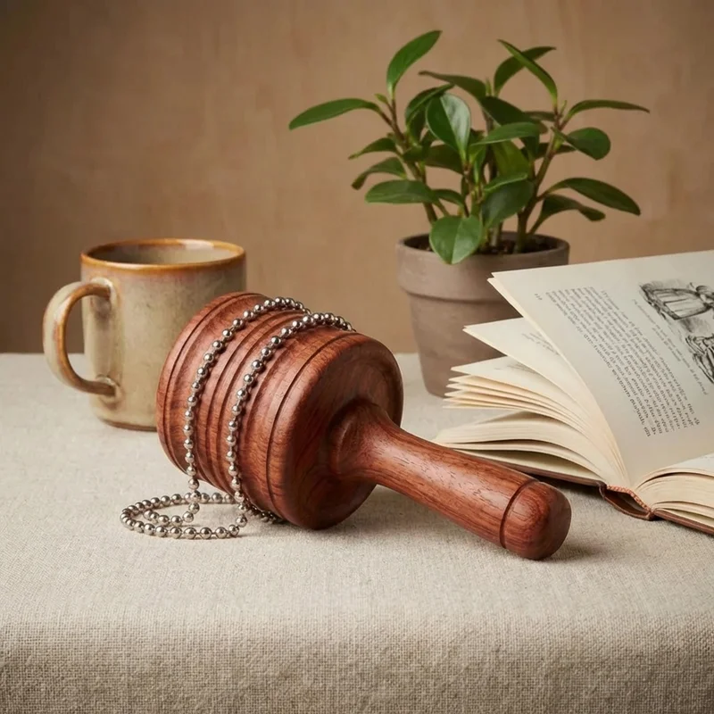 Cabasa Dwurzędowa — Palisandrowa Afro-Latynoska Podwójny Ton - 4