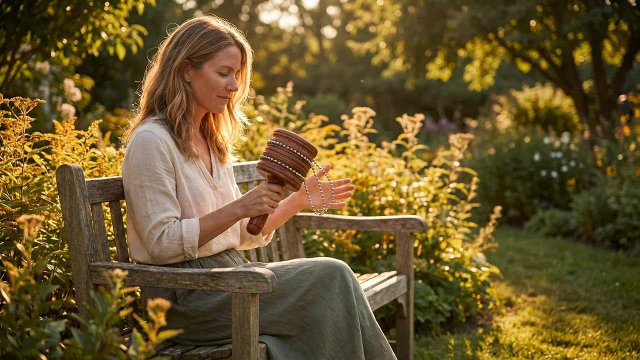Cabasa Dwurzędowa — Palisandrowa Afro-Latynoska Podwójny Ton - 6