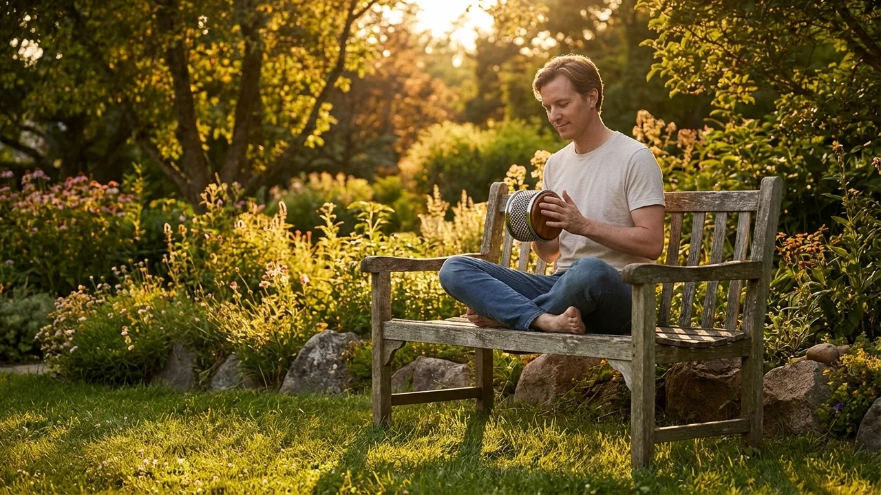 Cabasa ze Stalowymi Koralikami — Średnia Chromowana Profesjonalna - 6