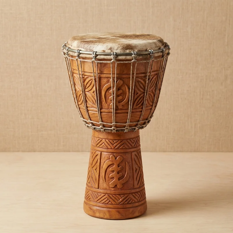 Ghański Cedrowy Djembe — 10