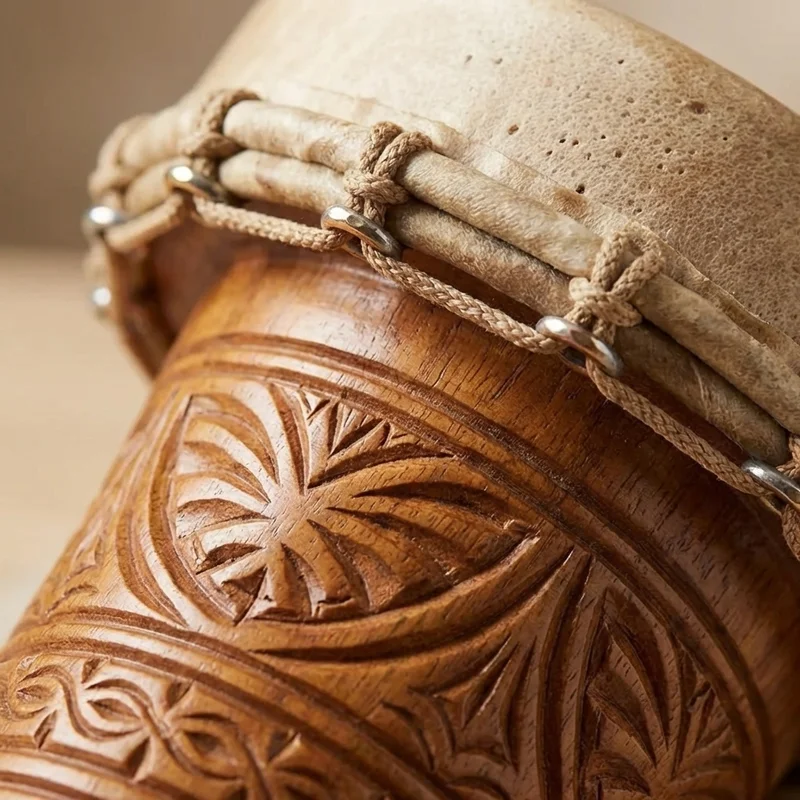 Profesjonalny Djembe z Drewna Lenke — 14