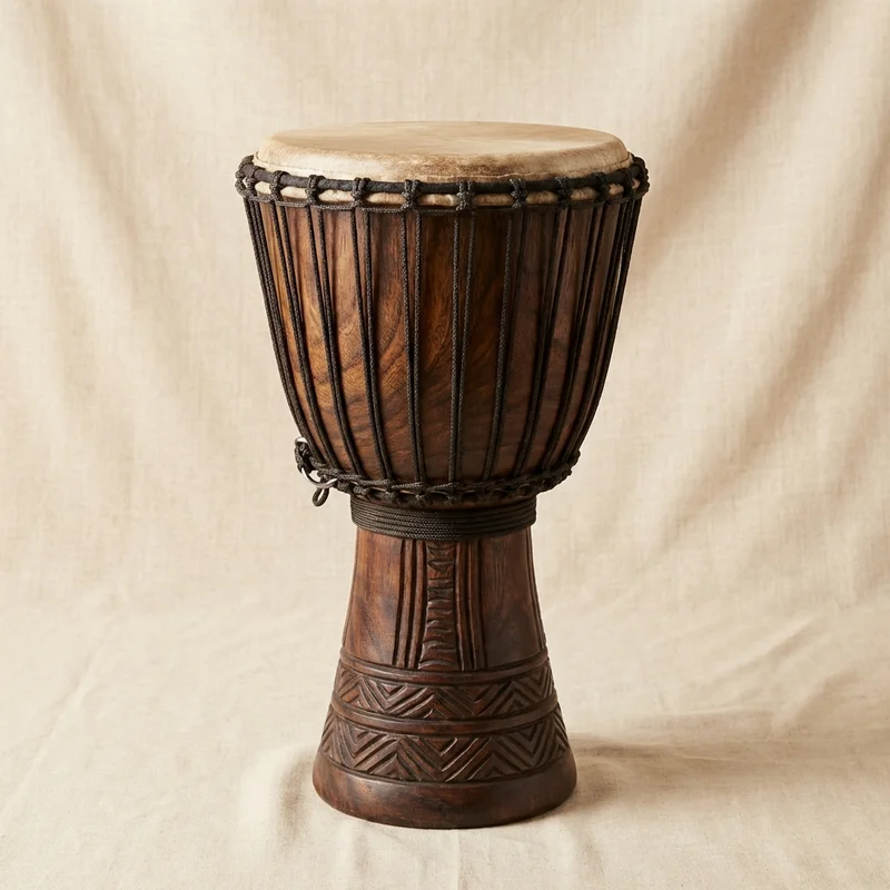 Malijskie djembe strojone liną — 13