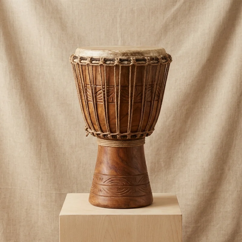 Afrykański Zestaw Edukacyjny Drum Circle — 6 Djembe i Perkusja - 1
