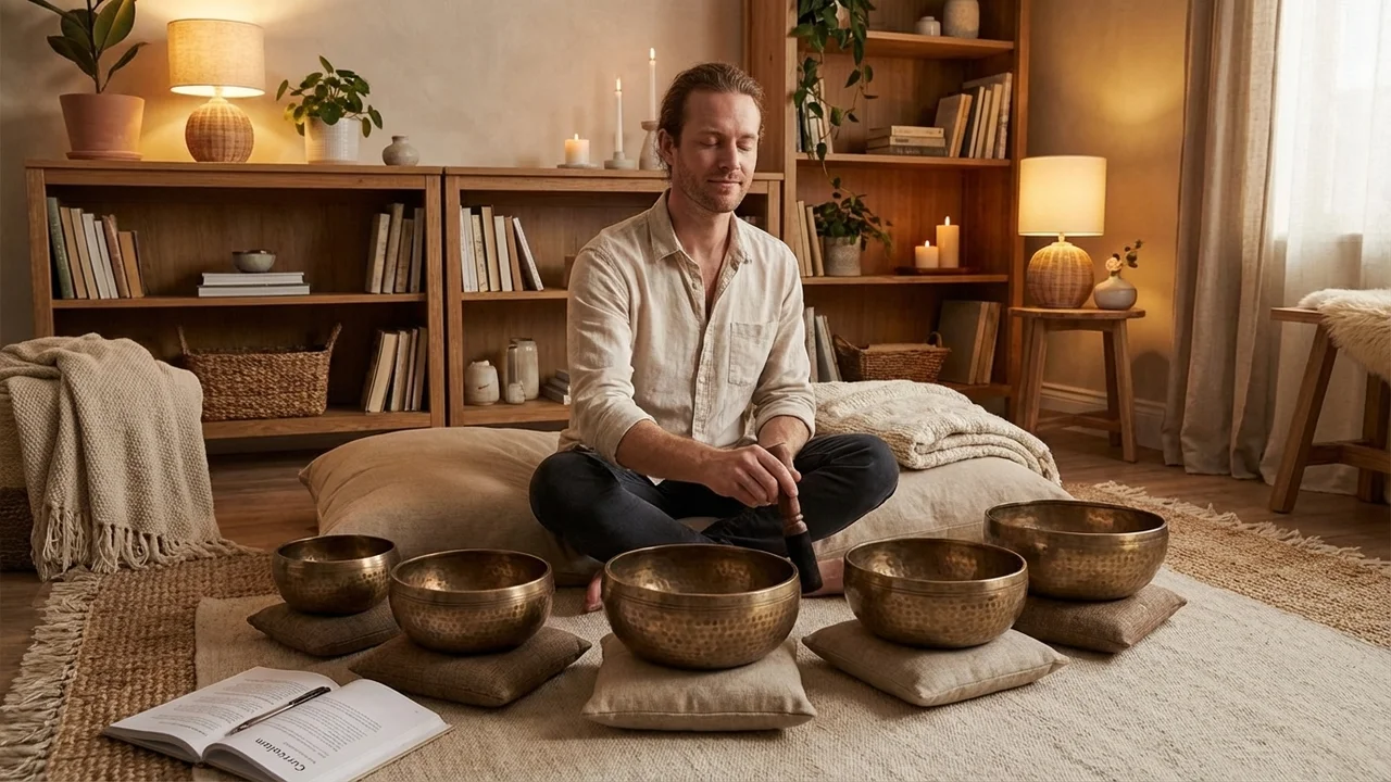 Sound Healing Educator Bowl Set — 5 Tibetan Singing Bowls with Curriculum - 5