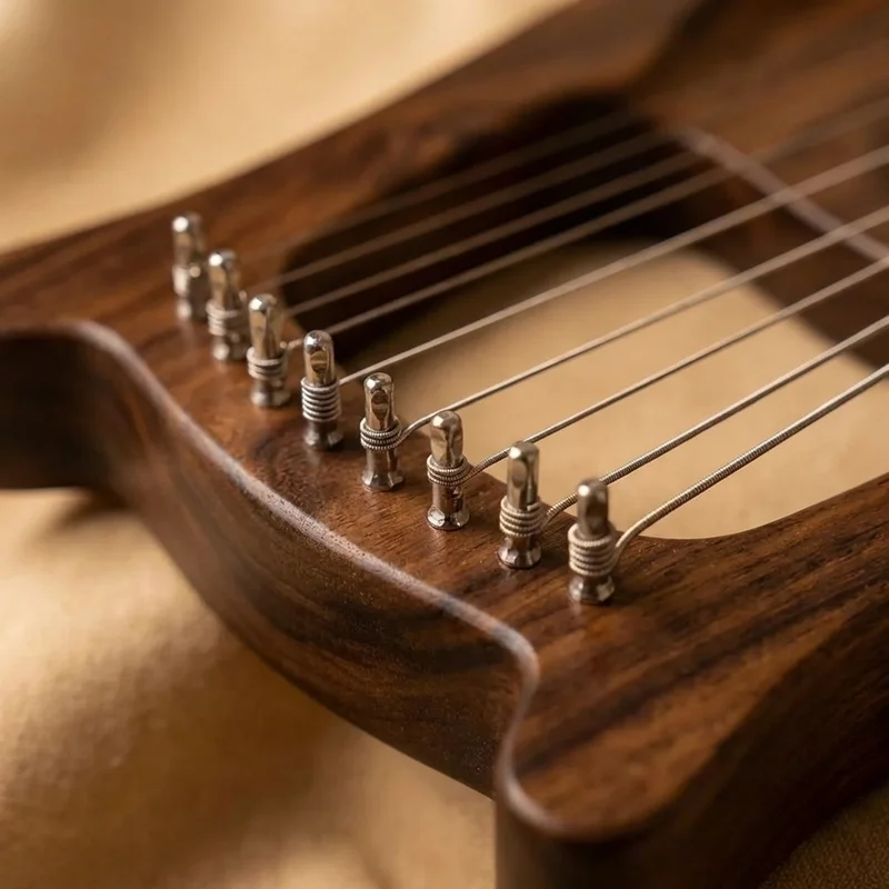 Harpika z drewna różanego — 16 strun, medytacja i terapia dźwiękiem - 3