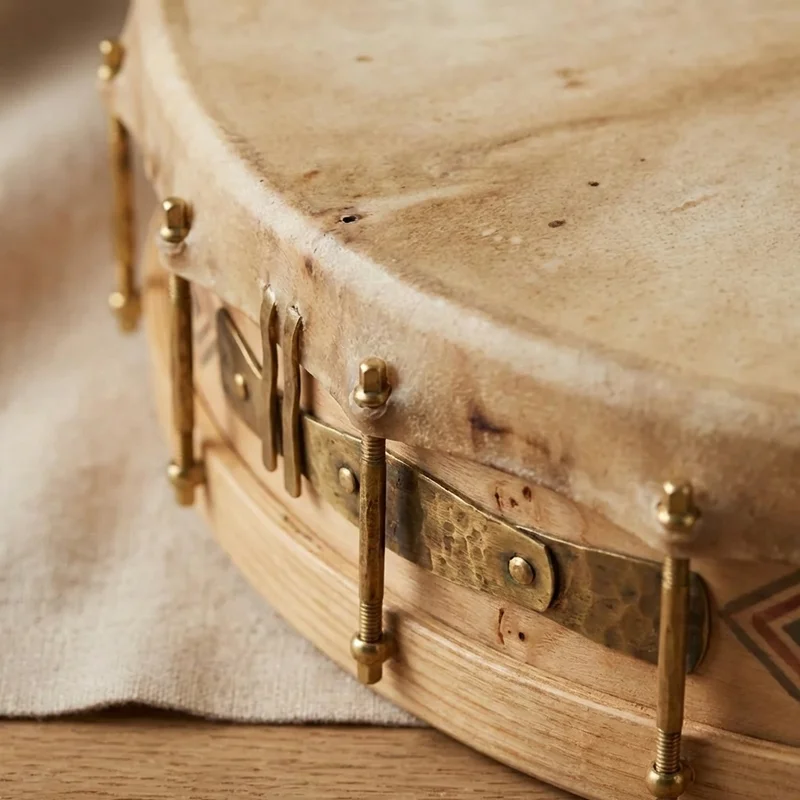 Goatskin Frame Drum — 18-Inch Warm Resonance - 3