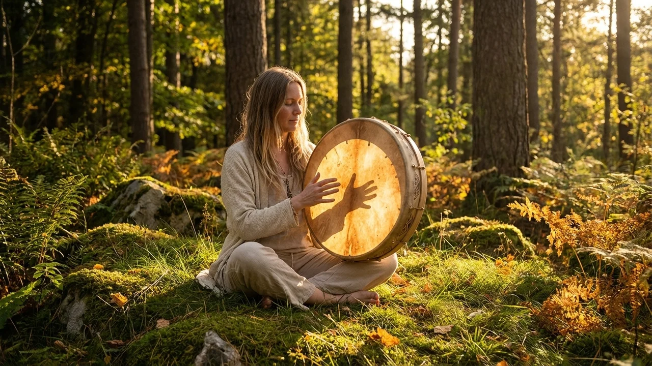 Goatskin Frame Drum — 18-Inch Warm Resonance - 6