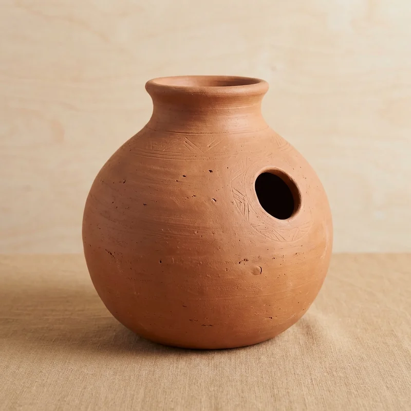 Afrykański Gliniany Bęben Udu — 12-Calowy Basowy - 1