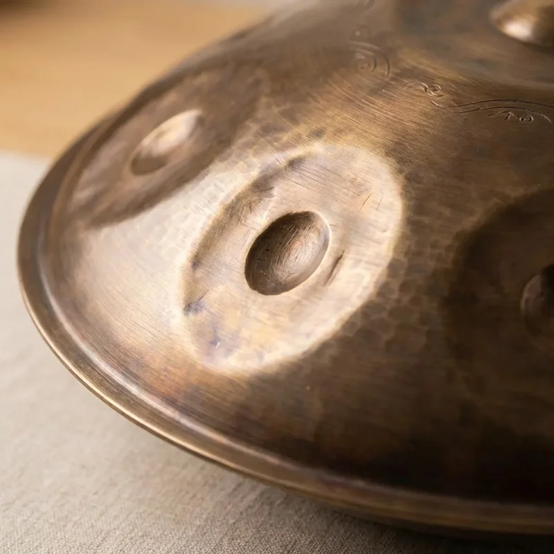 Handpan Celtic Minor — 10 nut, stal Ember, edycja Heritage - 3