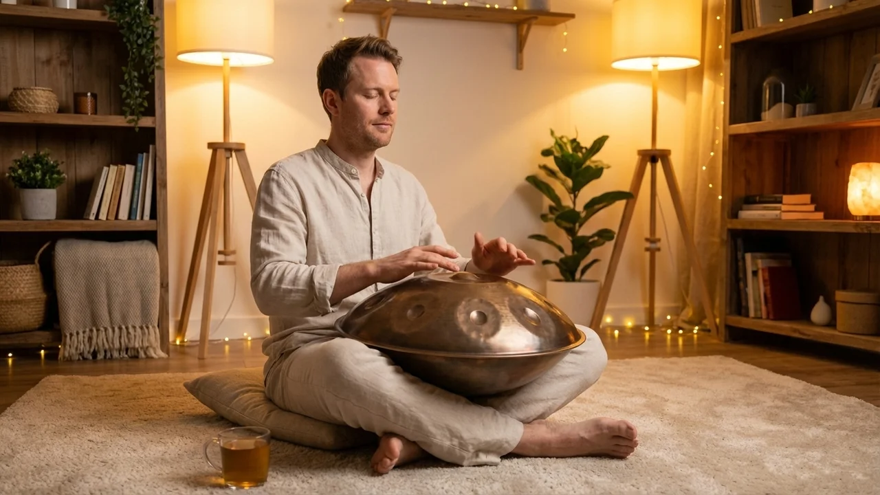 Handpan Celtic Minor — 10 Notes Ember Steel Heritage - 5