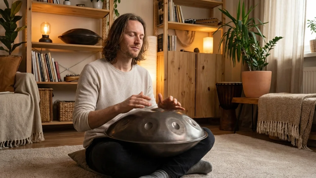 Handpan D Kurd — 9 Notes D Minor Nitrided Steel - 5