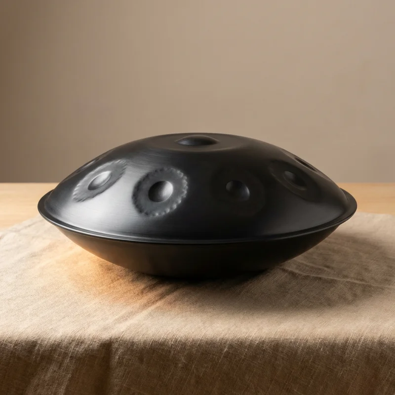 Podróżny Handpan Pygmy — 8 Tonów Kompaktowy 45cm Azotowany - 1