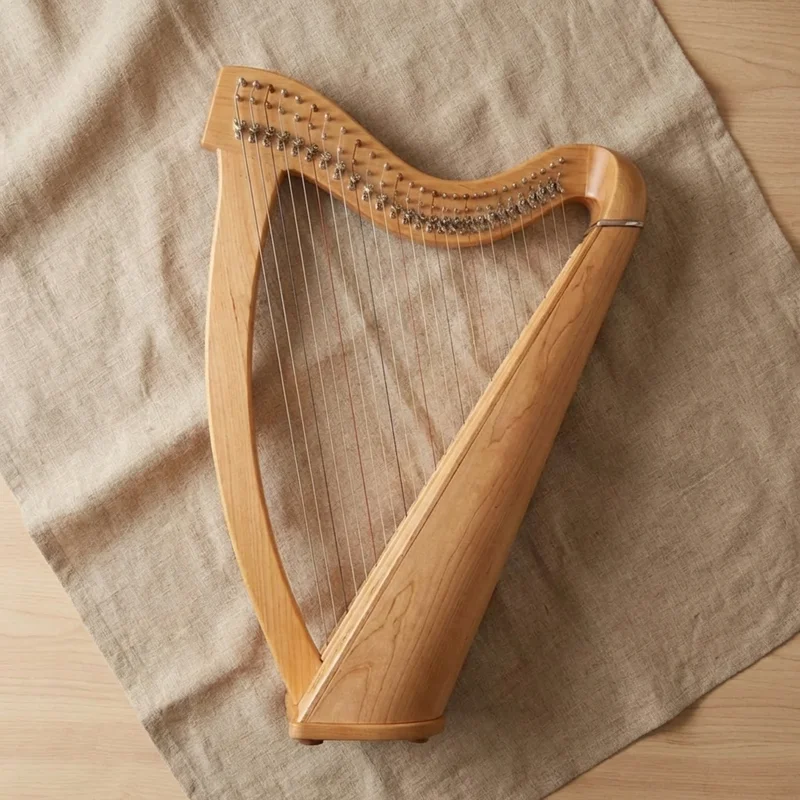 Spruce Concert Lap Harp — 26 String Chromatic Professional - 2