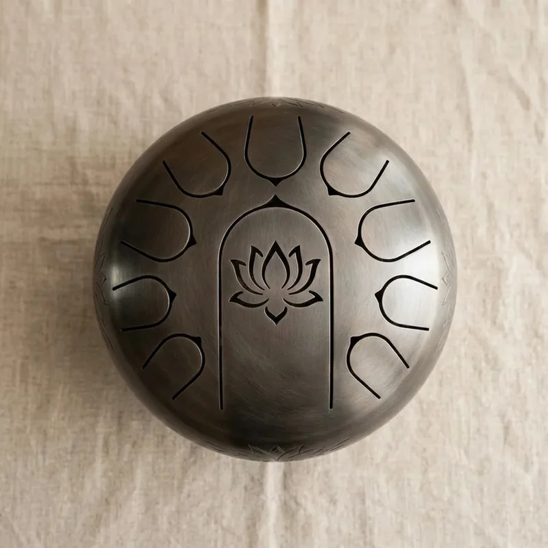 Steel Meditation Drum — A Minor Lotus Bloom - 2