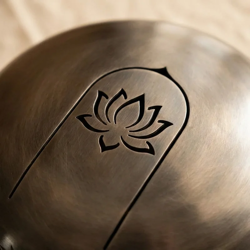Steel Meditation Drum — A Minor Lotus Bloom - 3