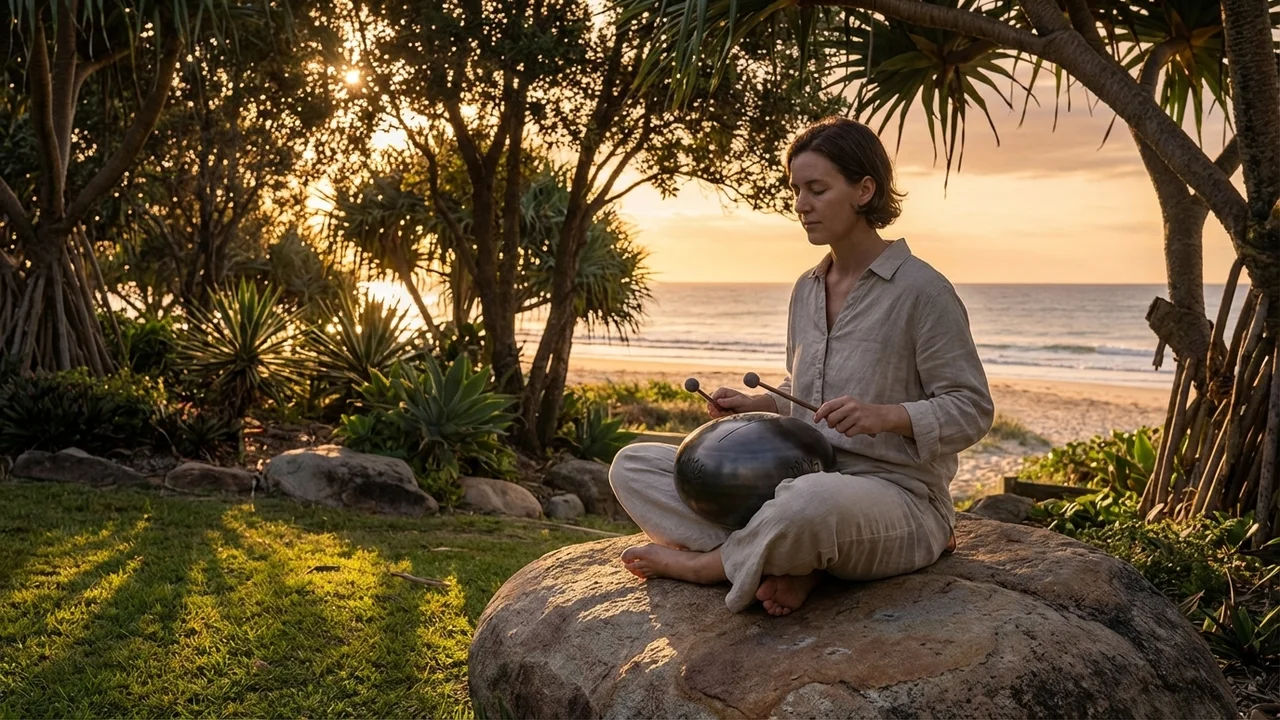 Steel Meditation Drum — A Minor Lotus Bloom - 6