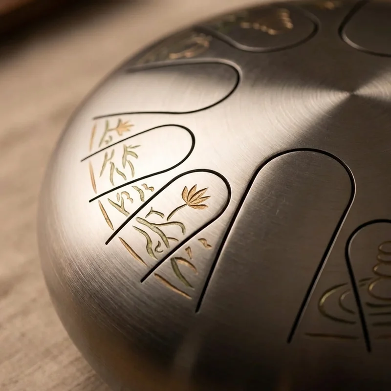 Steel Meditation Drum — C Major Zen Garden Series - 3