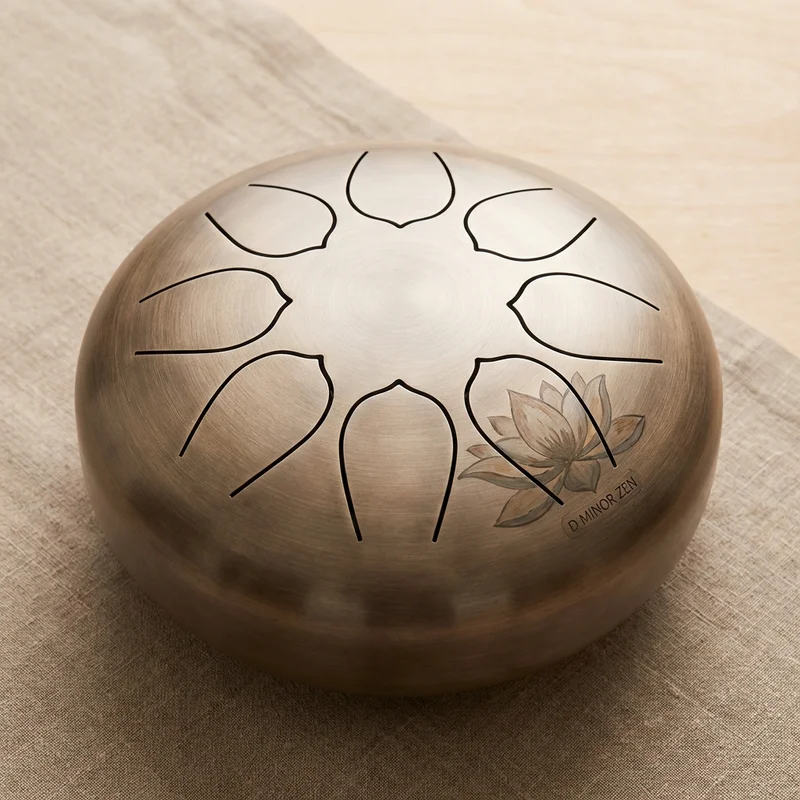 Bęben Stalowy z Recyklingu — 12 Cali D-moll Zen - 1