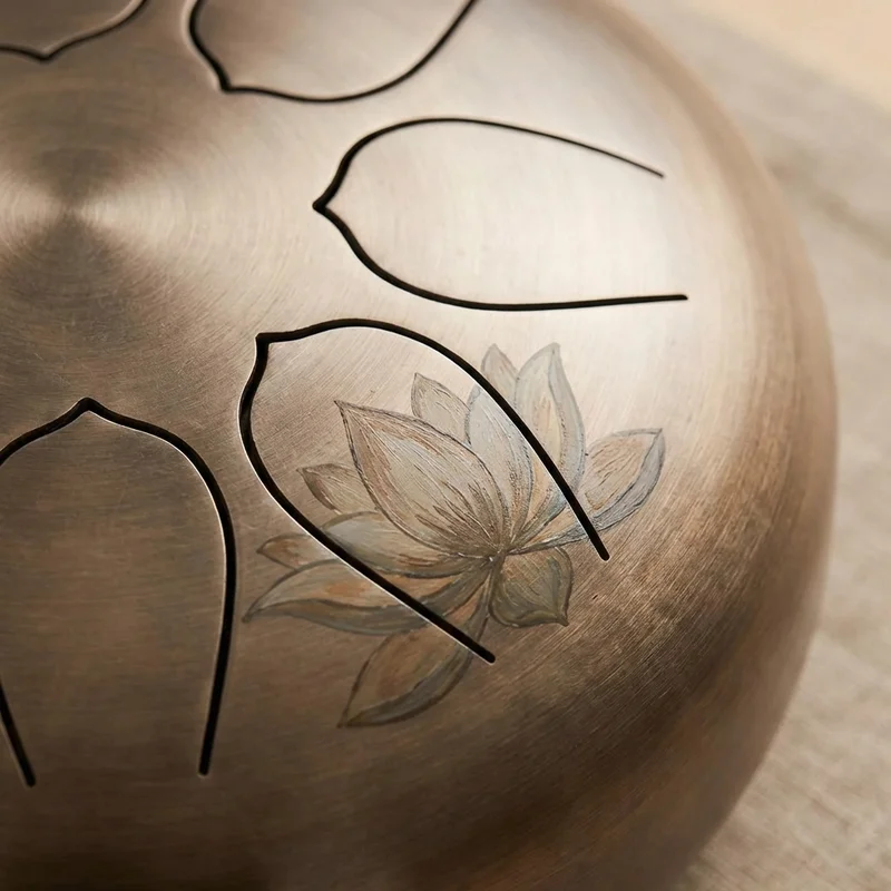 Recycled Steel Tongue Drum — 12-Inch D Minor Zen - 3