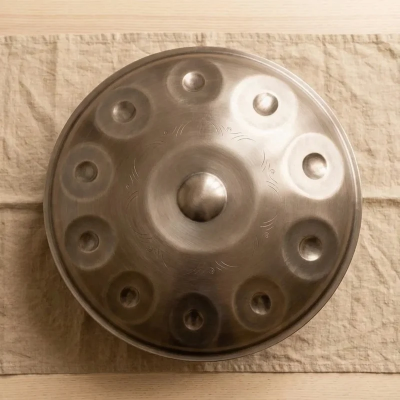 Handpan ze stali nierdzewnej — Mystic Voyage 9-nutowy Signature - 2