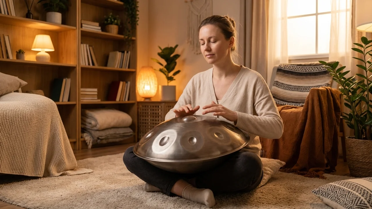 Stainless Steel Handpan — Mystic Voyage 9-Note Signature - 5