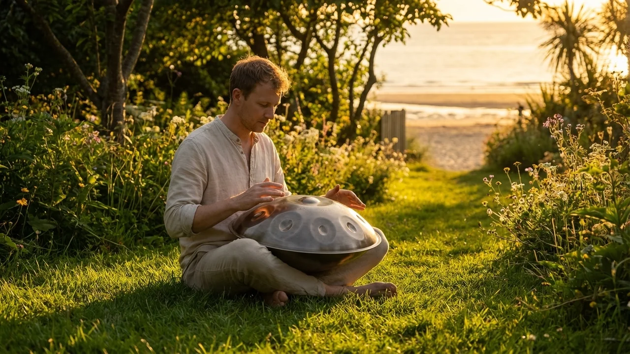 Stainless Steel Handpan — Mystic Voyage 9-Note Signature - 6