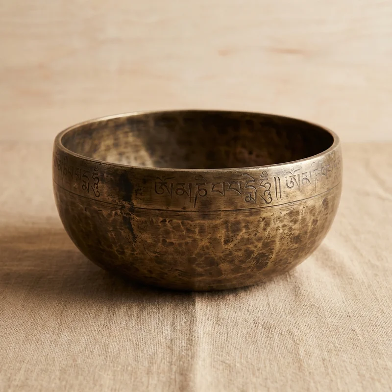 Vintage Misa Tybetańska Jambati — Nuta D Grube Ścianki do Medytacji - 1