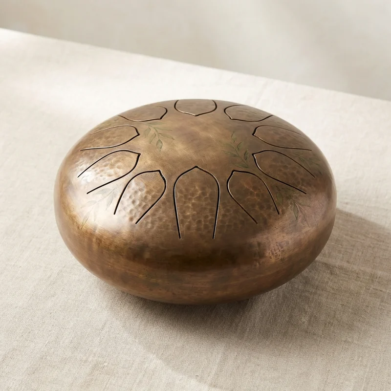 Tongue Drum z Recyklingu — 11 Tonów C-dur Eko-Kuty ze Stali - 1