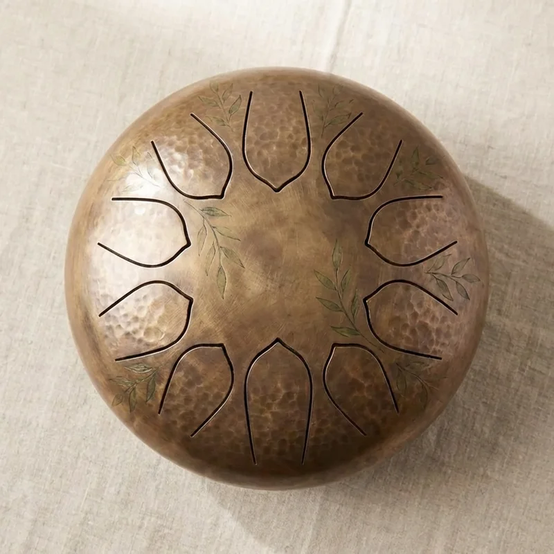 Recycled Steel Tongue Drum — 11 Notes C Major Eco-Forged - 2