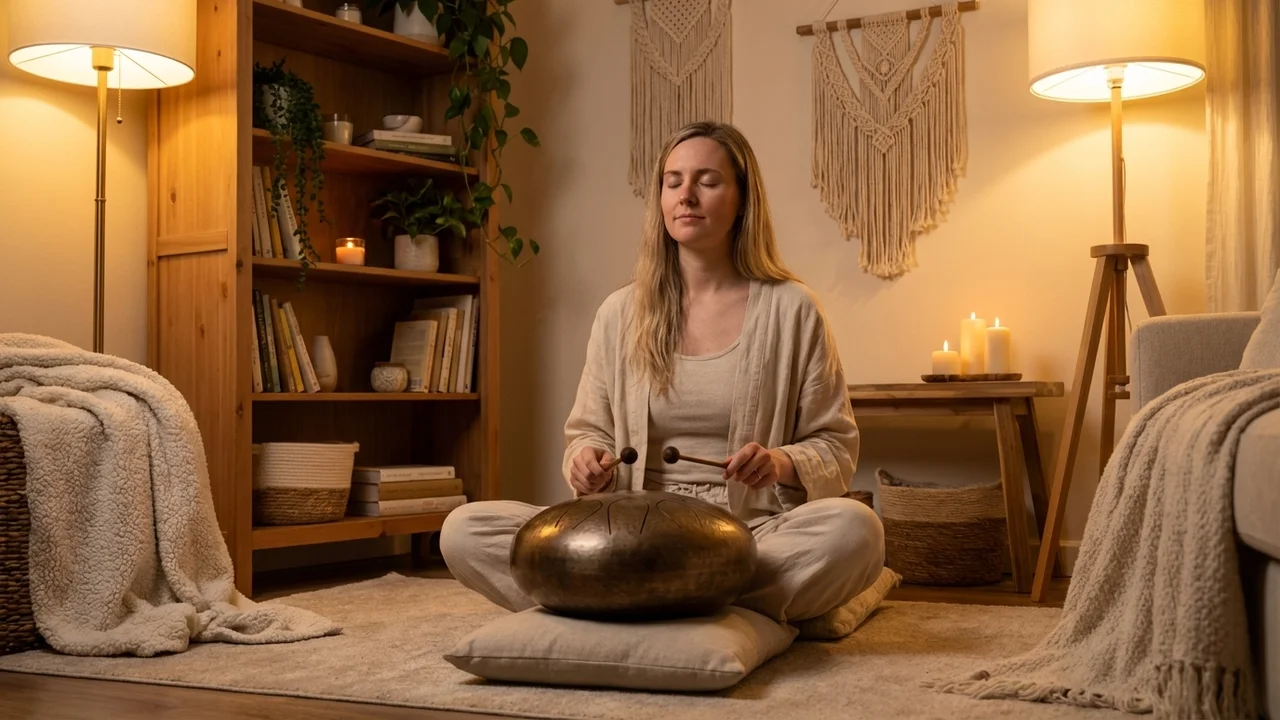 Recycled Steel Tongue Drum — 11 Notes C Major Eco-Forged - 5