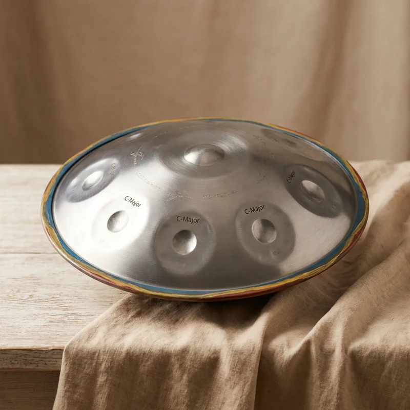 Mini steel pan — C-dur, pierwszy bęben dla dzieci - 1