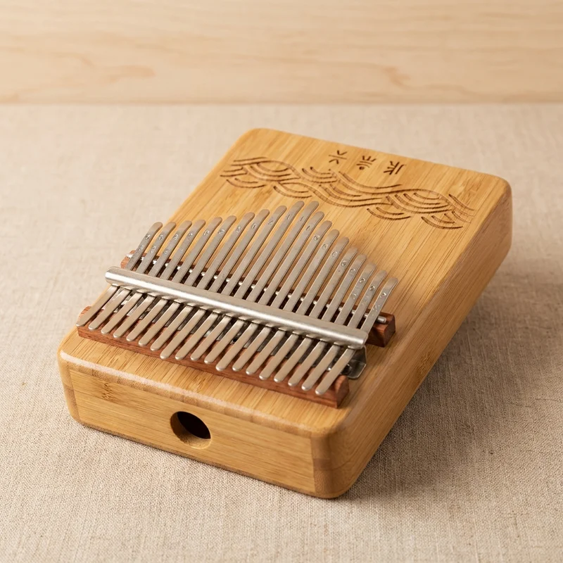 Ekologiczna Bambusowa Kalimba — 17 Klawiszy Pentatoniczna - 1