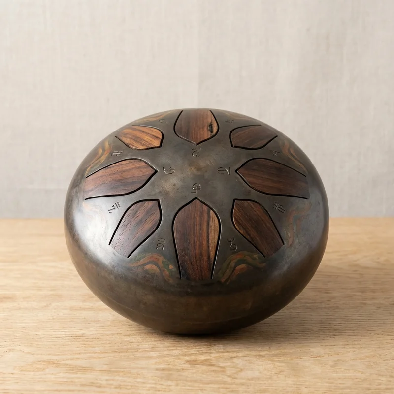 Tongue Drum z Odzyskanego Teku — 8 Tonów D-moll Medytacyjny - 1