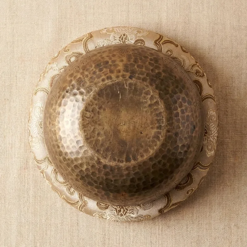 Seven-Metal Therapy Tibetan Singing Bowl — 9-Inch Healing Grade - 2