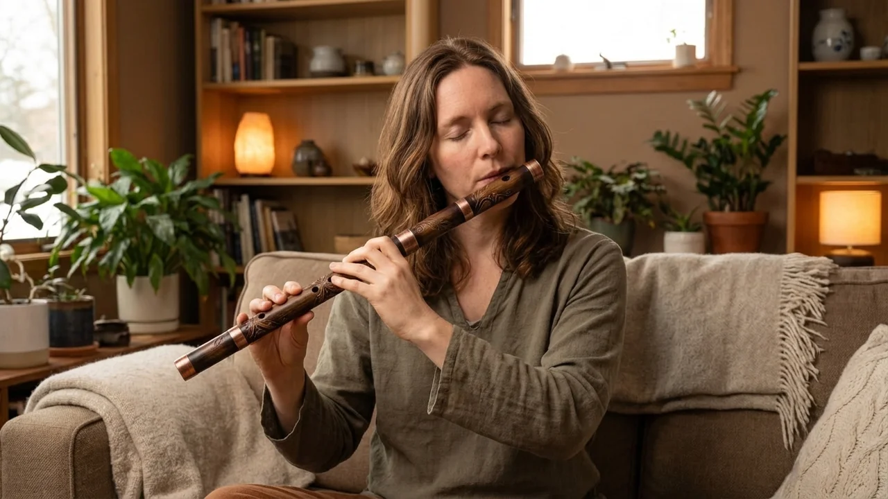 Bambusowo-Węglowy Flet Naczyniowy — Tenor D Ekologiczne Rzemiosło - 5