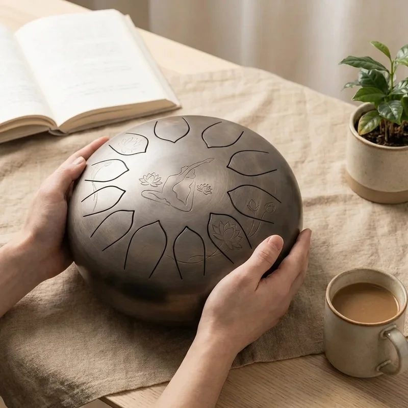 Steel Tongue Drum — C Major 11-Note Yoga Flow Edition - 4